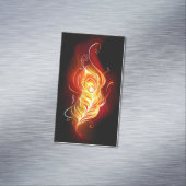 Vuurpacock Veer Magnetisch Visitekaartje (Voorbeeld)