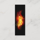 Vuurpacock Veer Mini Visitekaartje (Voorkant)