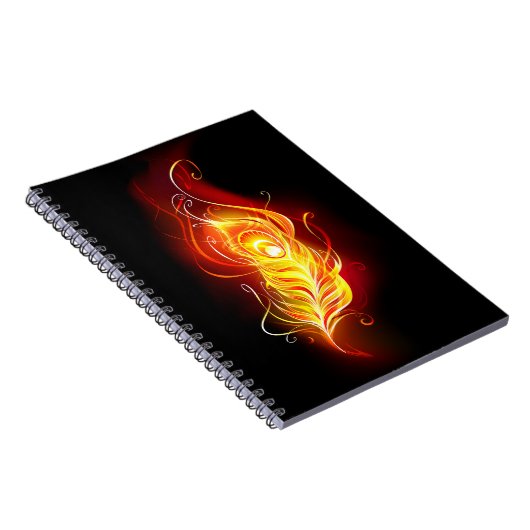 Vuurpacock Veer Notitieboek (Rechterzijde)