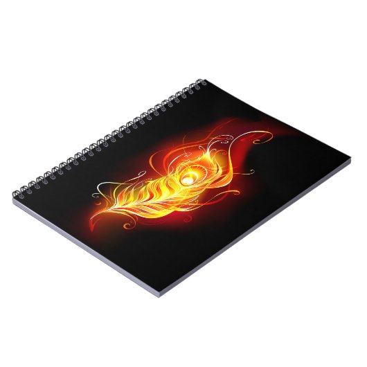 Vuurpacock Veer Notitieboek (Linkerzijde)