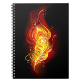 Vuurpacock Veer Notitieboek (Voorkant)