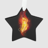 Vuurpacock Veer Ornament (achterkant)