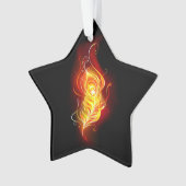 Vuurpacock Veer Ornament (voorkant)