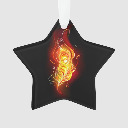 Vuurpacock Veer Ornament (voorkant)
