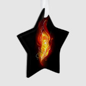 Vuurpacock Veer Ornament (voorkant)