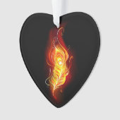 Vuurpacock Veer Ornament (voorkant)