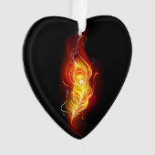 Vuurpacock Veer Ornament (voorkant)