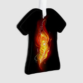 Vuurpacock Veer Ornament (voorkant)