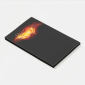 Vuurpacock Veer Post-it® Notes (Schuin)