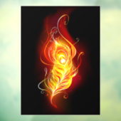 Vuurpacock Veer Raamsticker (Vel 3)