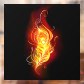 Vuurpacock Veer Raamsticker (Vel 2)