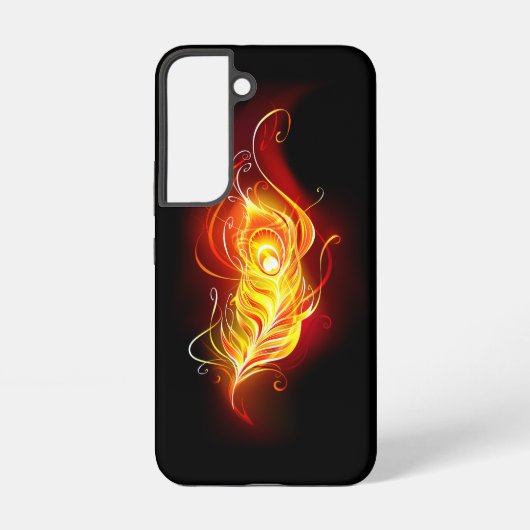 Vuurpacock Veer Samsung Galaxy Hoesje (Achterkant)