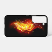 Vuurpacock Veer Samsung Galaxy Hoesje (Achterkant horizontaal)