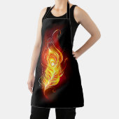 Vuurpacock Veer Schort (Insitu)