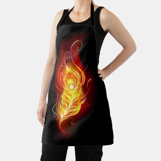 Vuurpacock Veer Schort (Insitu)