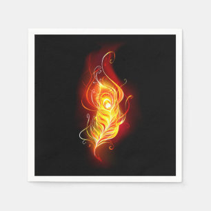 Vuurpacock Veer Servet