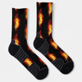 Vuurpacock Veer Sokken (Rechts)