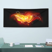 Vuurpacock Veer Spandoek (Beurs)