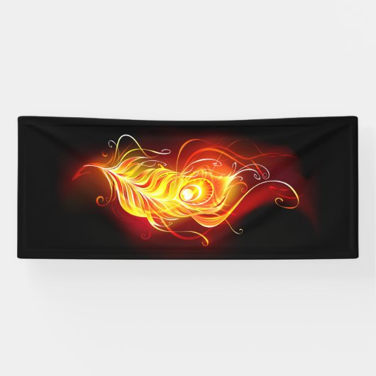 Vuurpacock Veer Spandoek (Horizontaal)
