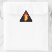 Vuurpacock Veer Sticker (Tas)