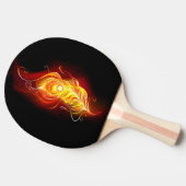 Vuurpacock Veer Tafeltennisbatje (Zijkant)