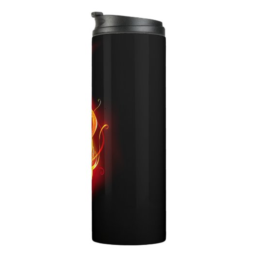 Vuurpacock Veer Thermosbeker (Geroteerd rechts)