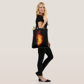 Vuurpacock Veer Tote Bag (Op model)