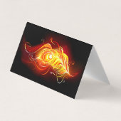 Vuurpacock Veer Visitekaartje (Achterkant)