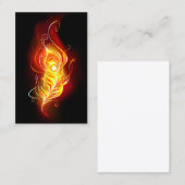 Vuurpacock Veer Visitekaartje (Voorkant / Achterkant)
