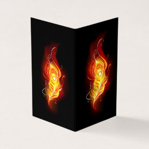 Vuurpacock Veer Visitekaartje