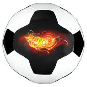 Vuurpacock Veer Voetbal (Gedraaid)