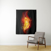 Vuurpacock Veer Wandkleed (In situ)