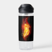 Vuurpacock Veer Waterfles (Achterkant)