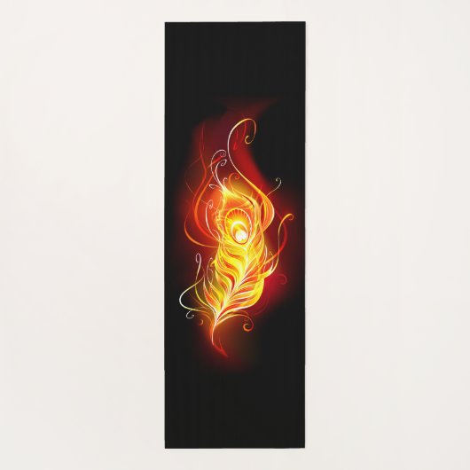 Vuurpacock Veer Yogamat (Achterkant)