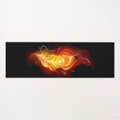 Vuurpacock Veer Yogamat (Voorkant (horizontaal))