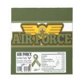 Vuurpanelen voor Snoep van gevierde vliegtuigen Notitieblok (Voorkant)