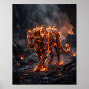 Vuurpanter Sintel Schaduwen Poster