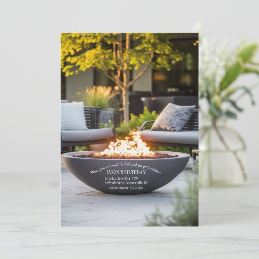 Vuurpit Kaart (Staand voorkant)