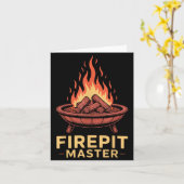 Vuurplaats Master Camping Kampvuur Kampeerder Vuur Kaart (Gele Bloem)