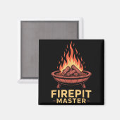 Vuurplaats Master Camping Kampvuur Kampeerder Vuur Magneet (Voorkant / Achterkant)