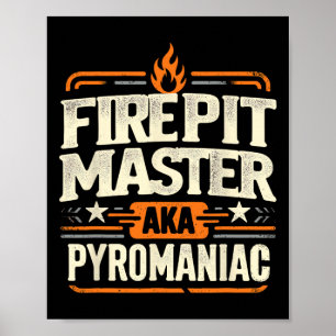 Vuurplaats Meester Pyromantie Pyrotechniek Vuurpla Poster