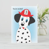 Vuurproef Dept. De uitnodiging van de 'Birthday Pa (Staand voorkant)