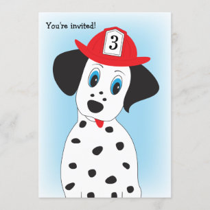 Vuurproef Dept. De uitnodiging van de 'Birthday Pa