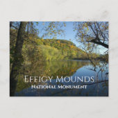 Vuurpunt van Blue Gill Pond, Effigy Mounds Briefkaart (Voorkant)