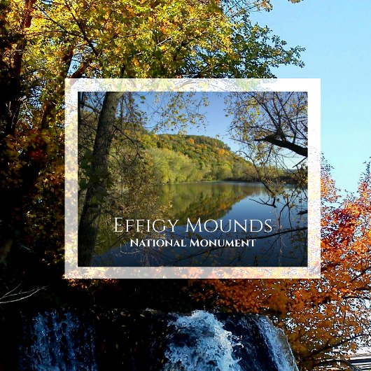 Vuurpunt van Blue Gill Pond, Effigy Mounds Briefkaart