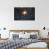 vuurrad canvas afdruk (Insitu (Slaapkamer))