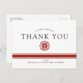 Vuurreddende academie Aangepast Dank u Briefkaart (Voorkant / Achterkant)