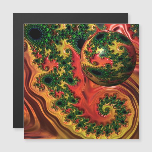 Vuurrijke Elegantie - Een Studie in Complexiteit K (Voorkant / Achterkant)