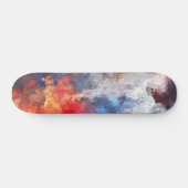 Vuurrijke Storm Abstract Skateboard (Horizontaal)