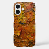 Vuurrode Abstracte Textuur Case-Mate iPhone Case (Achterkant)